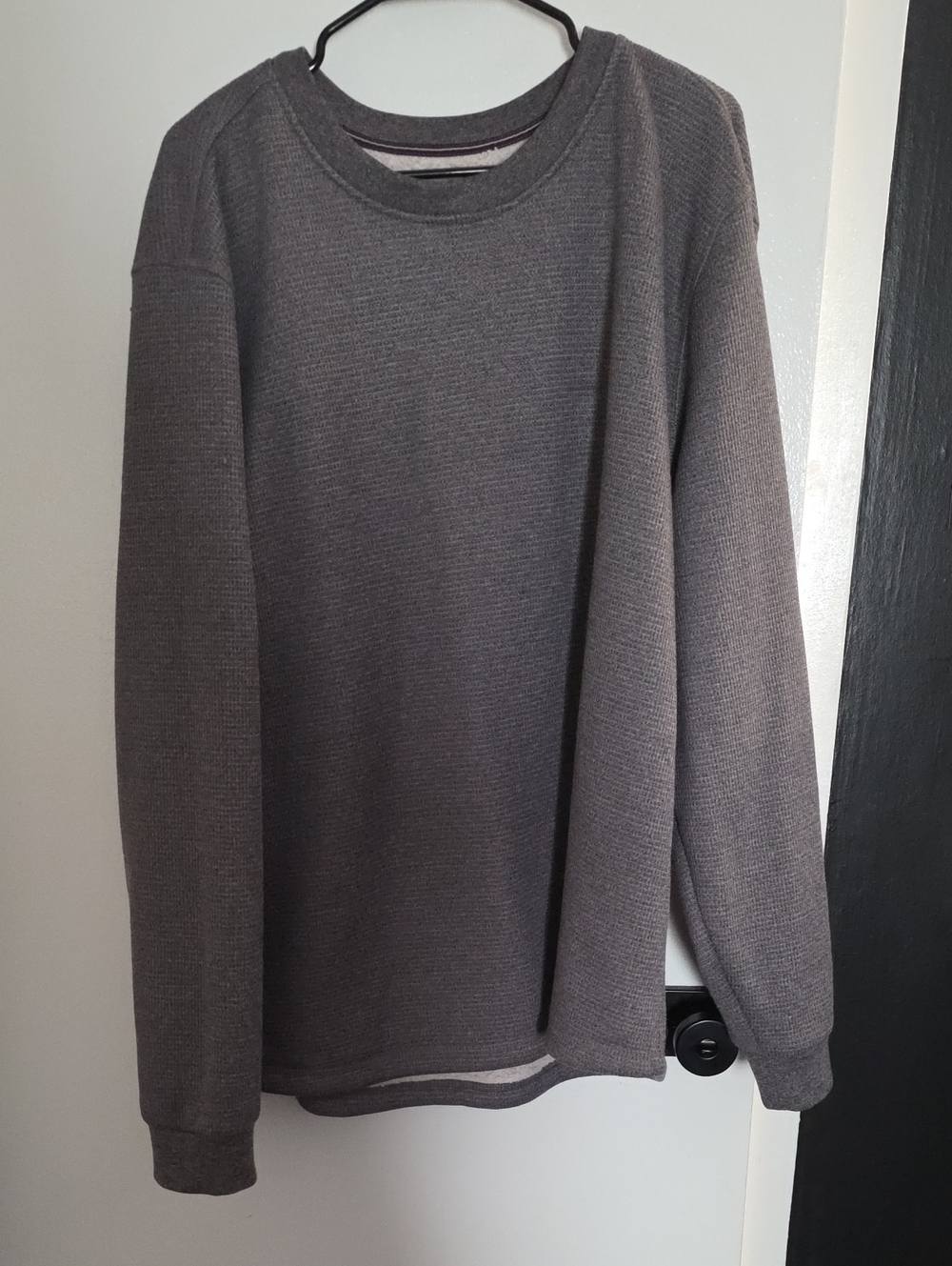Men's Crewneck Sweater - Gray Comfort Knit